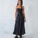 Free People Dresses | Fp Sundrenched Cotton Maxi Dress Sz Medium Nwt | Color: Black | Size: M