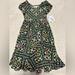 Lularoe Dresses | Dot Dot Lucy Sleeve Dress | Color: Black/Green | Size: 5g