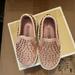 Michael Kors Shoes | Michael Kors Size 5 Rose Gold Rhinestone Slip Ons | Color: Gold/Pink | Size: 5bb