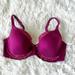 Victoria's Secret Intimates & Sleepwear | 34dd Victorias Secret Lined Demi Underwire Bra | Color: Pink/Purple | Size: 34e (Dd)