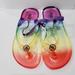 Michael Kors Shoes | New Michael Kors Harmony Bubble Rainbow Jelly Sandals - Toddler Sizes | Color: Purple/Red | Size: Various