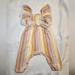 Jessica Simpson One Pieces | Jessica Simpson, Baby Romper Size 6-9 Months | Color: Orange/Yellow | Size: 6-9mb