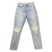 American Eagle Outfitters Jeans | American Eagle Mom Jeans High Waisted Size 2 Distressed Medium Wash | Color: Blue | Size: 2