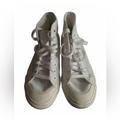 Adidas Shoes | Adidas Converse 5.5 White Linen High Man | Color: White | Size: 5.5
