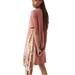 Anthropologie Dresses | Anthropologie Tiny For Saturday Sunday Giulia Scarf T-Shirt Dress | Color: Gold/Pink | Size: M