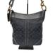 Coach Bags | Coach Vintage Y2k Black Leather Signature Canvas Hobo Shoulder Bag | Color: Black | Size: Os