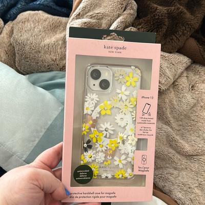 Kate Spade Cell Phones & Accessories | Kate Spade Flower Iphone 13 Case Paid $30 Willing To Take 15 For It | Color: White/Yellow | Size: Os