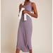 Anthropologie Dresses | Anthropologie T.La Lia Purple Ribbed Sleeveless Pullover Midi Dress | Color: Purple | Size: S