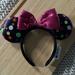 Disney Accessories | Disney Minnie Ears Polka Dot | Color: Black/Pink | Size: Os