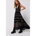 Free People Dresses | Free People Lacey Lady Maxi Dress | Color: Black | Size: Xs