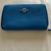 Coach Accessories | Coach Wallet Blue Pre Owned Never Used 6 Inches Lots Of Card Room | Color: Blue | Size: Os