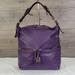 Dooney & Bourke Bags | Dooney & Bourke Purple Leather Zipper Hobo Shoulder Bag Tote Handbag Purse | Color: Purple | Size: Os