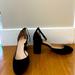 J. Crew Shoes | J. Crew Maisie Ankle Strap Heels In Italian Suede | Color: Black | Size: 6.5