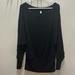 Free People Tops | Free People Sky High Long Sleeve Top, Sz: L | Color: Black | Size: L