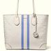 Michael Kors Bags | Michael Kors Eva Grcin Bl Mlt Lg Tote | Color: Blue/White | Size: 18” X 12”