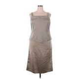 Alex Evenings Cocktail Dress - Slip dress: Gray Dresses - Women's Size 18