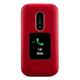 Doro 6880 4G Unlocked Flip Mobile Phone for Seniors with Talking Number Keys, External Display, Assistance Button and Charging Cradle (Red) [UK and Irish Version]