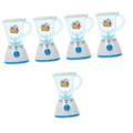 ibasenice 5 Pcs Simulation Wall Breaker Kids Fruit Blender Mini Blender Kitchen Role Play Toy Kids Blender Kitchen Toys Kitchen Play Toys Kids Toy High Speed Kitchen Utensils Child Plastic