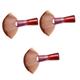 FRCOLOR 3 x Large Powder Brush Makeup Brushed Hair Cutting Neck Dust Brush Mineral Powder Primer Highlighter Brush Headband with Devil Horns Student Make Main