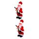 ERINGOGO 2 Pcs Santa Claus Musical Moving Figure Christmas Decor Kids Playset Crawl Helmet Christmas Plaything Stuffed Santa Toy Toys for Kids Bear Rubber Red Electric Fabric Doll Child