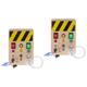Toyvian 2pcs Traffic Light Busy Board Educational Busy Board Kids Educational Toys Educational Learning Toy Toddler Activities Interesting Light Toy Toddlers Toys Wood Child Switch Puzzle
