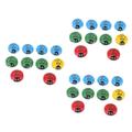 ERINGOGO 30 Pcs Yoyo Ladybug Yoyo Balls Kidcraft Playset Kids Toy Kids Yoyo Toddler Yoyos Animal Yoyo Mini Toy Yoyo Toys Kids Ball Game Red Yoyo Beginner Ball Toy Sports Child Wooden Yo-yo