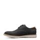 Florsheim Men's, Vibe Canvas Plain Toe Oxford, Black Canvas/Cognac Smooth W/White Sole, 11 Wide