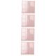 TENDYCOCO 4pcs Registration Holder Car Insurance Holder Passport Holder Women Air Ticket Passport Holder Cover Passport Cover Passport Protector Pu Multifunction Ticket Folder Pink Travel