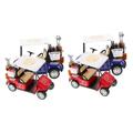 Yardwe 4 Pcs Golf Cart Model Crafts Toys Statue Car Toy Sculptures Home Decor Simple Golf Cart Decor Home Decor Supplies Tabletop Golf Cart Ornament Desktop Alloy Decorative Items