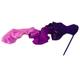 Water And Fire Dance Streamer Gymnastics Ribbons Belly Dance Real Silk Throw Streamer With Rod For Talent Shows A8 2pcs