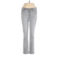 CALVIN KLEIN JEANS Jeans - Mid/Reg Rise Boot Cut Boot Cut: Gray Bottoms - Women's Size 32 - Light Wash