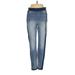 DG^2 by Diane Gilman Jeans - Mid/Reg Rise: Blue Bottoms - Women's Size 2X-Small - Medium Wash