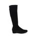 Stuart Weitzman Boots: Black Solid Shoes - Women's Size 6 - Almond Toe