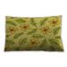 Ahgly Company Patterned Indoor-Outdoor Banana Yellow Lumbar Throw Pillow