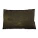 Ahgly Company Patterned Indoor-Outdoor Oak Brown Lumbar Throw Pillow