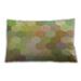 Ahgly Company Patterned Indoor-Outdoor Tea Green Lumbar Throw Pillow