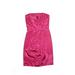 Shoshanna Cocktail Dress - A-Line Strapless Sleeveless: Pink Solid Dresses - Women's Size 0