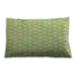 Ahgly Company Patterned Indoor-Outdoor Tea Green Lumbar Throw Pillow