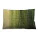 Ahgly Company Contemporary Modern Indoor-Outdoor Yellow Green Grosbeak Green Lumbar Throw Pillow