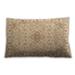 Ahgly Company Contemporary Modern Indoor-Outdoor Brown Sand Brown Lumbar Throw Pillow
