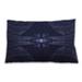 Ahgly Company Patterned Indoor-Outdoor Deep Periwinkle Purple Lumbar Throw Pillow