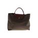 Longchamp Tote Bag: Pebbled Brown Solid Bags