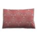 Ahgly Company Patterned Indoor-Outdoor Light Coral Pink Lumbar Throw Pillow