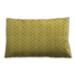 Ahgly Company Patterned Indoor-Outdoor Banana Yellow Lumbar Throw Pillow