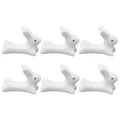 Porte-baguettes lapin mignon ensemble de 6 pièces en céramique support pour cuillères et