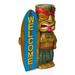 Trinx 12"H Solar-Powered Tiki Statue w/ LED Lights | 12 H x 5 W x 9 D in | Wayfair CE767AF1BC4E4A19BC947CB88E45FF66