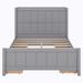 Red Barrel Studio® Harnaik Platform Bed in Gray | Wayfair D97FCD32EE5949E3B23F22DD7C387F6F