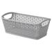 Whitmor Plastic Storage Bin Plastic in Gray | 4.5 H x 6.5 W x 11.4 D in | Wayfair 6707-2712-ALY