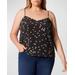 Plus Size Layla Star-print Silk Cami