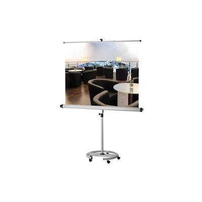 Franken Stativ-Leinwand Pro Mobil 180x180cm Bildformat 1:1 manuell